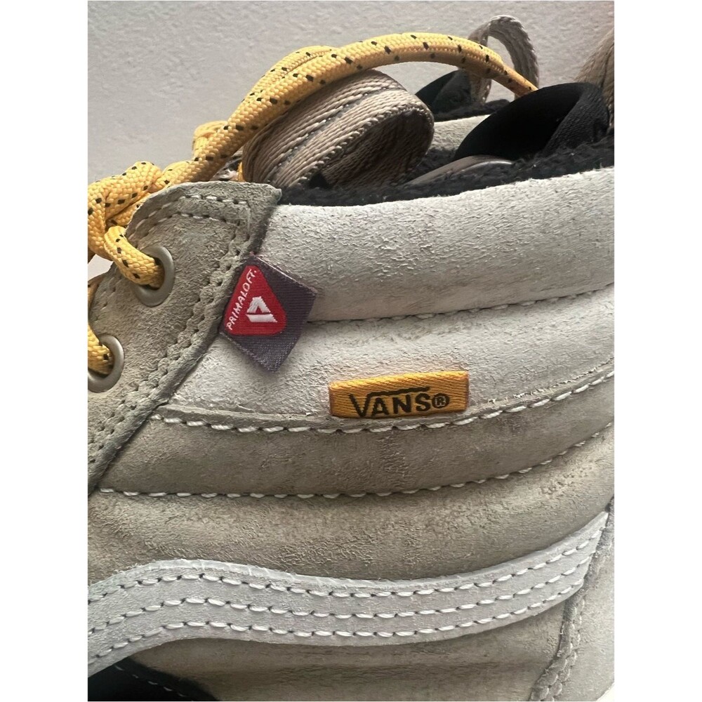 Vans SK8-HI MTE-2 Hi-Top Suede Sneakers Mens Sz 10.5 Khaki Water Resistant Shoes - Picture 8 of 16